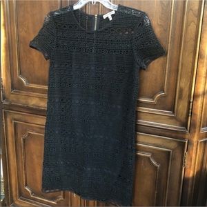 Like New! Juicy Couture Black Crochet Dress
